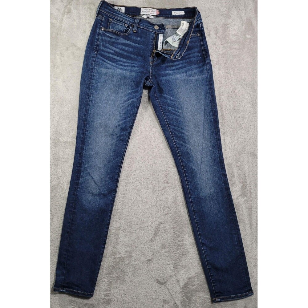 Lucky Brand Brooke Skinny Ankle Jeans Womens 6/28 Blue Med Wash Stretch Denim